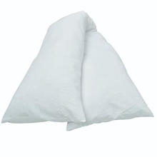 Housse de coussin de corps en coton 100% blanc Percale 300T